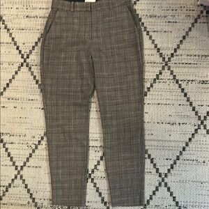 Gray Plaid Pants